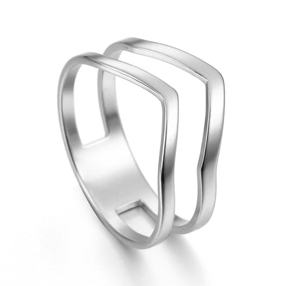 Bague acier inoxydable kairos