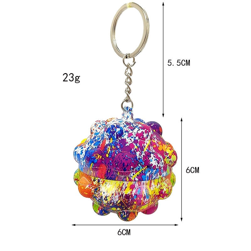 Balle antistress keychain