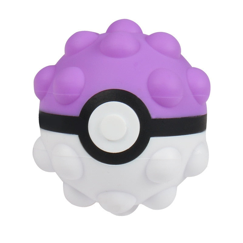 Balle antistress pokéball violet