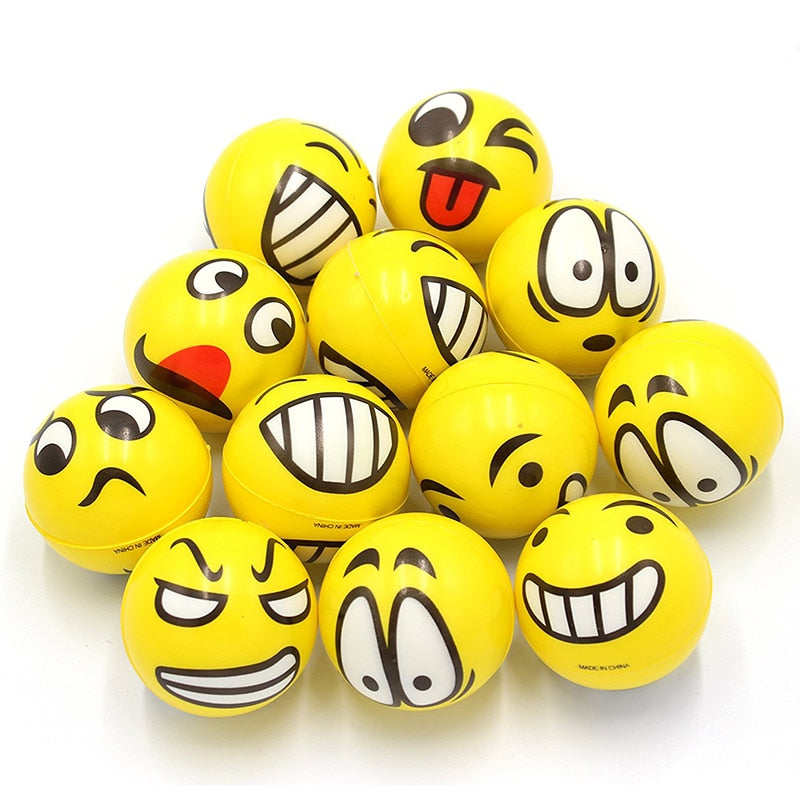 Balle antistress smiley