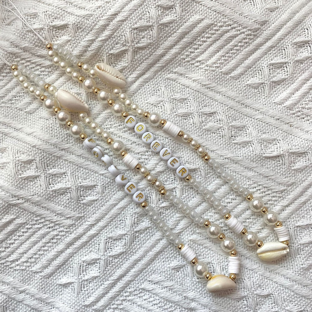 Bijoux de téléphone perle