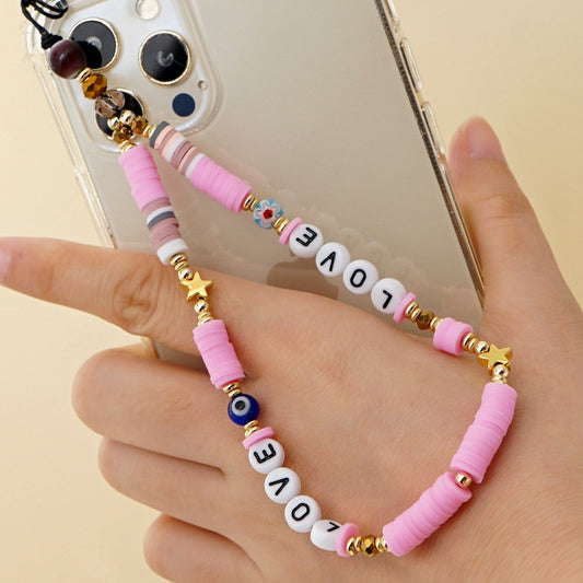 Bijoux de téléphone pink
