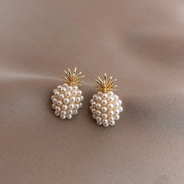 Boucle d'oreille fantaisie fleur