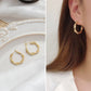 Boucle d'oreille fantaisie losange