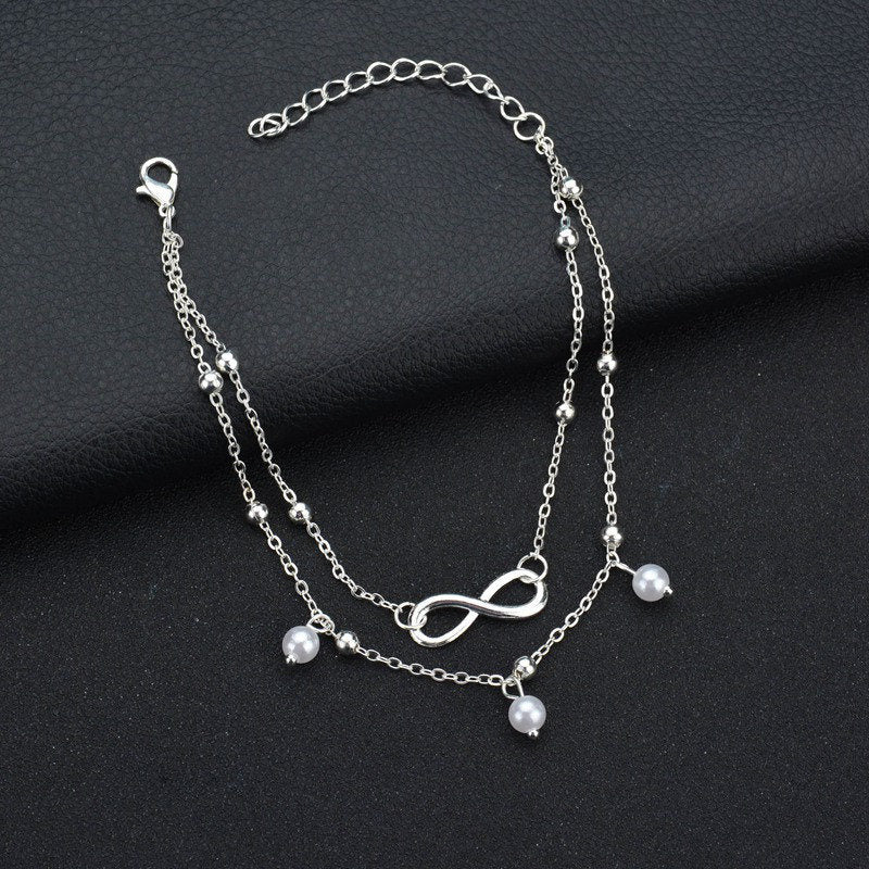 Bracelet de cheville en argent