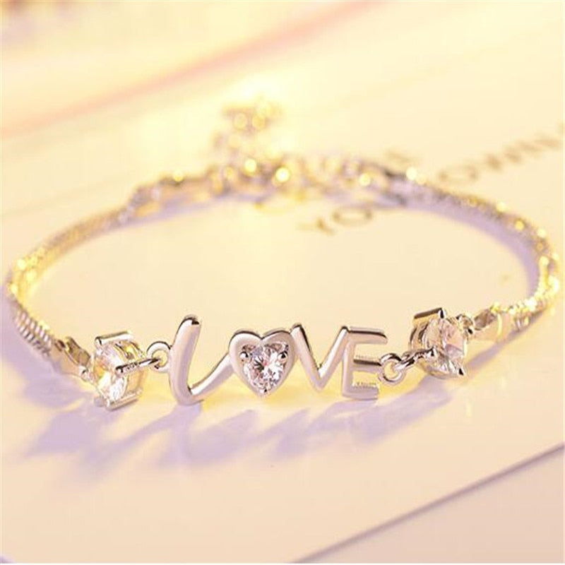 Bracelet fantaisie Heart Love