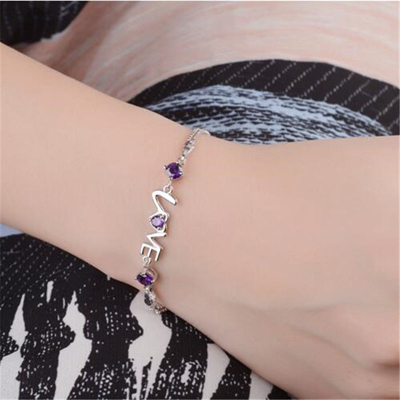 Bracelet fantaisie Heart Love