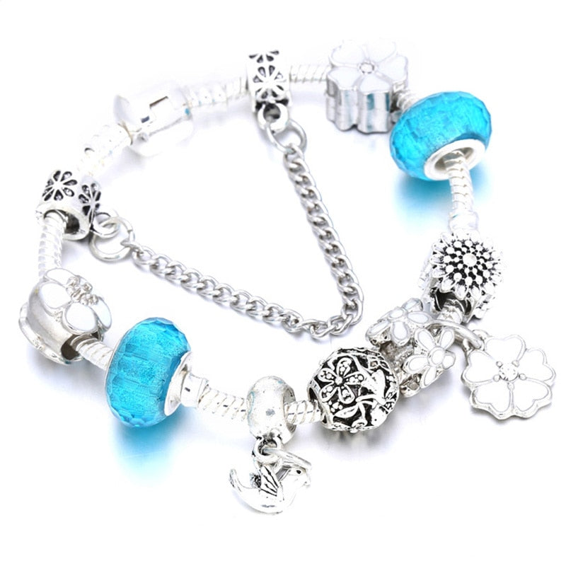 Bracelet fantaisie femme flower