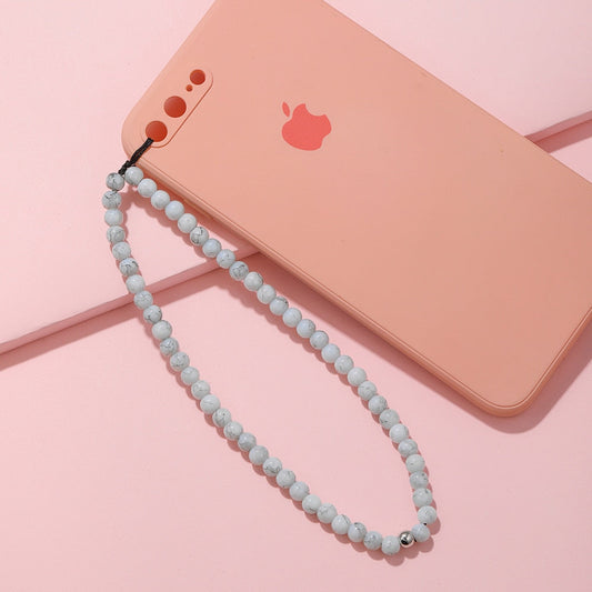Chaine de téléphone rice avec perle