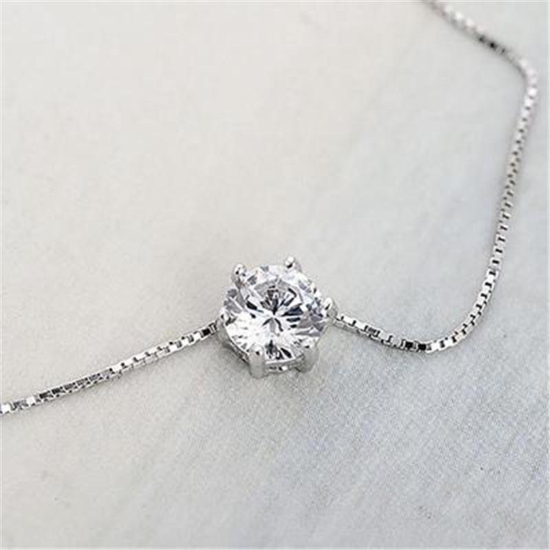 Collier acier inoxydable Rhinestone