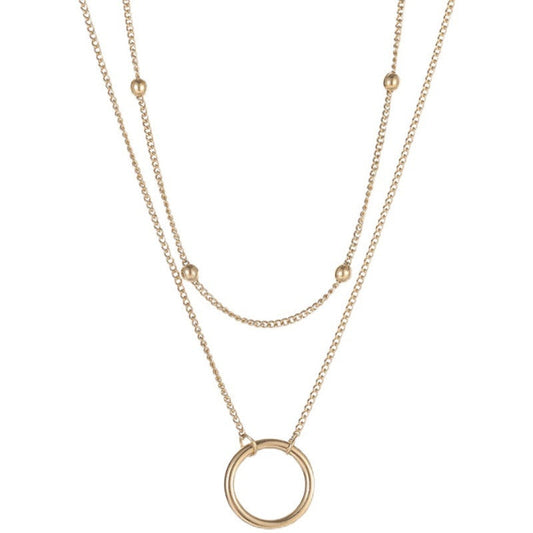 Collier acier inoxydable anneau