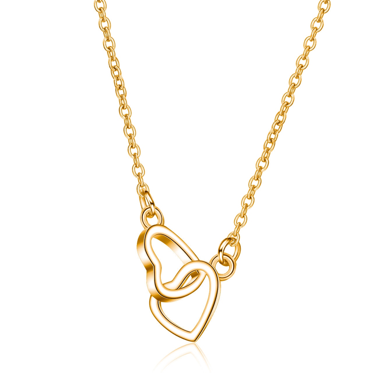 Collier acier inoxydable romantique