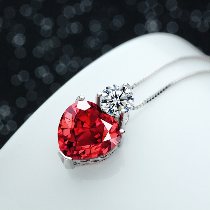 Collier fantaisie rouge