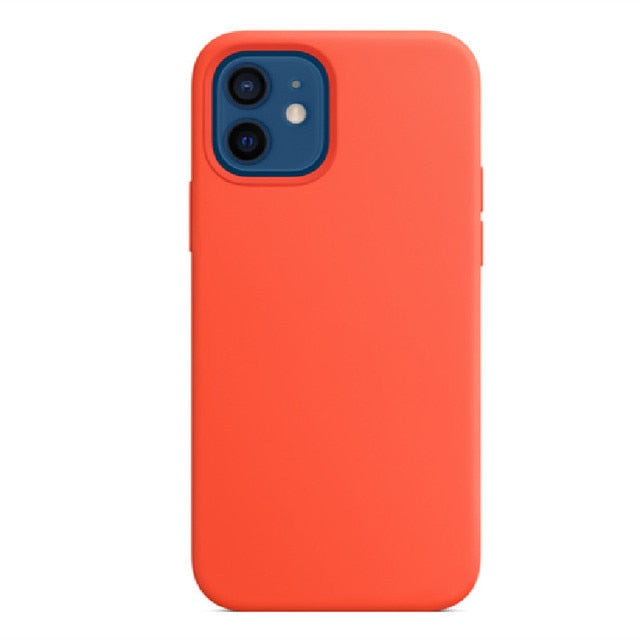 Coque IPhone 12 Orange électrique