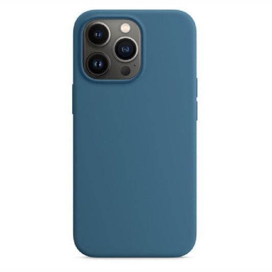 Coque IPhone 13 Pro silicone Bleu