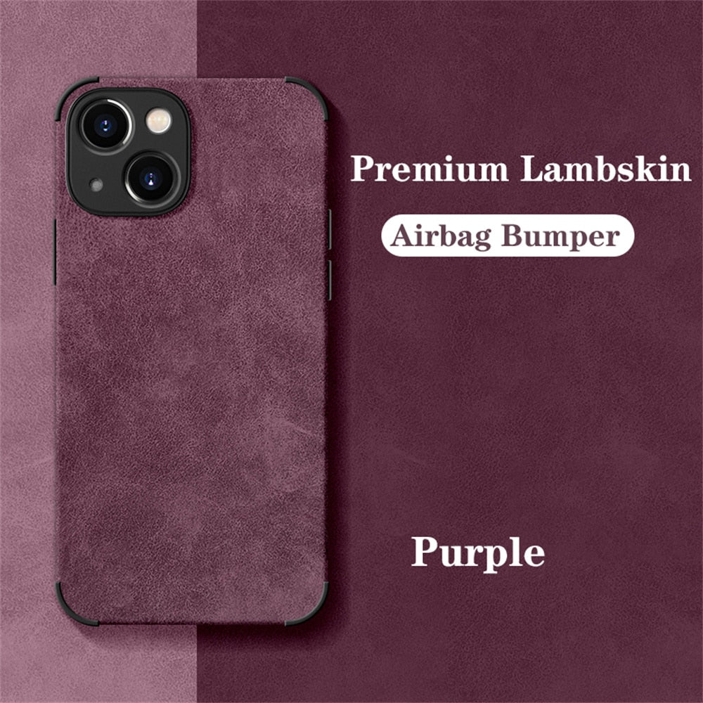Coque IPhone 14 Plus Premium Lambskin