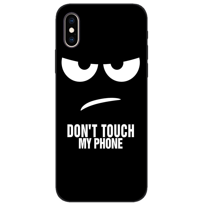 Coque IPhone XR Don't touch my phone