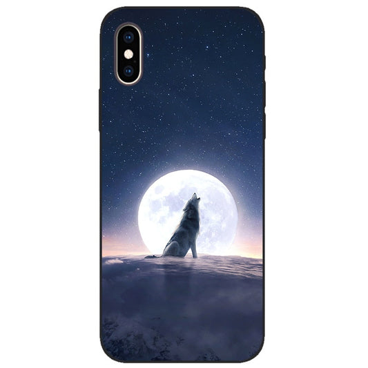 Coque IPhone XR hurlement loup