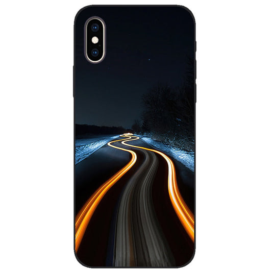 Coque IPhone XR route lumineux
