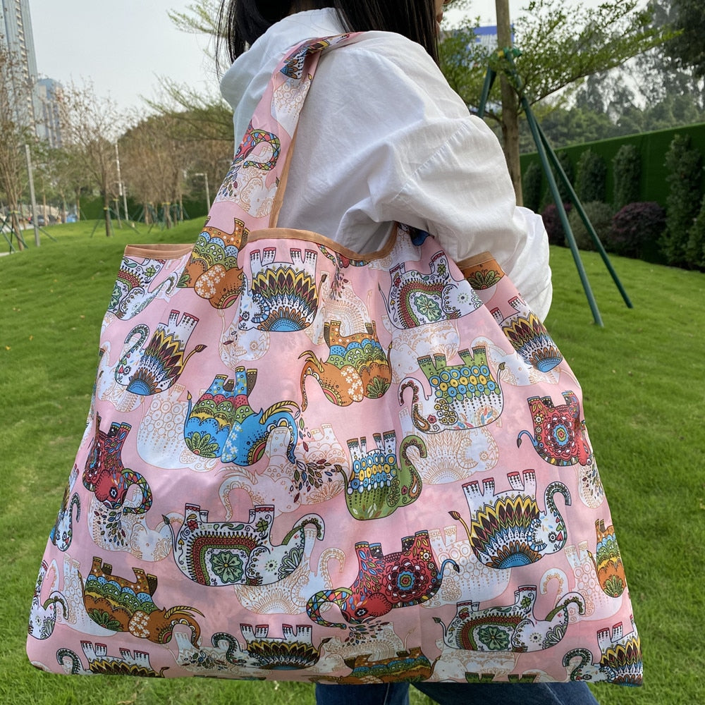 Grand tote bag tissu