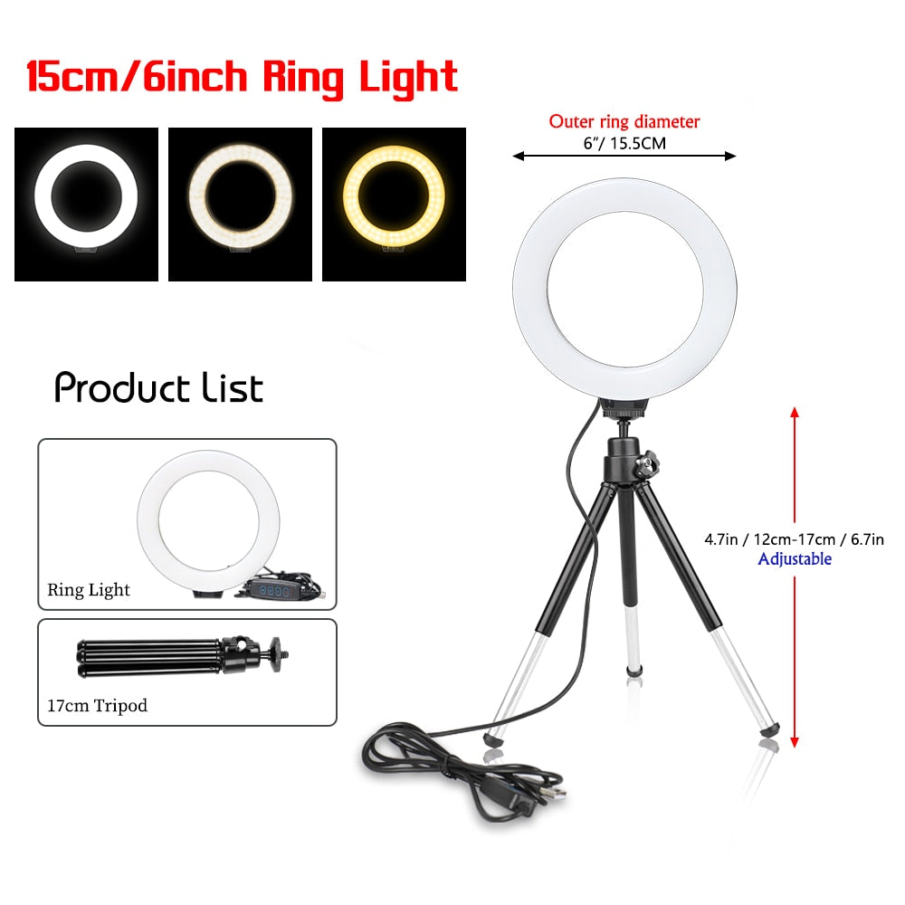 Ring Light USB charge