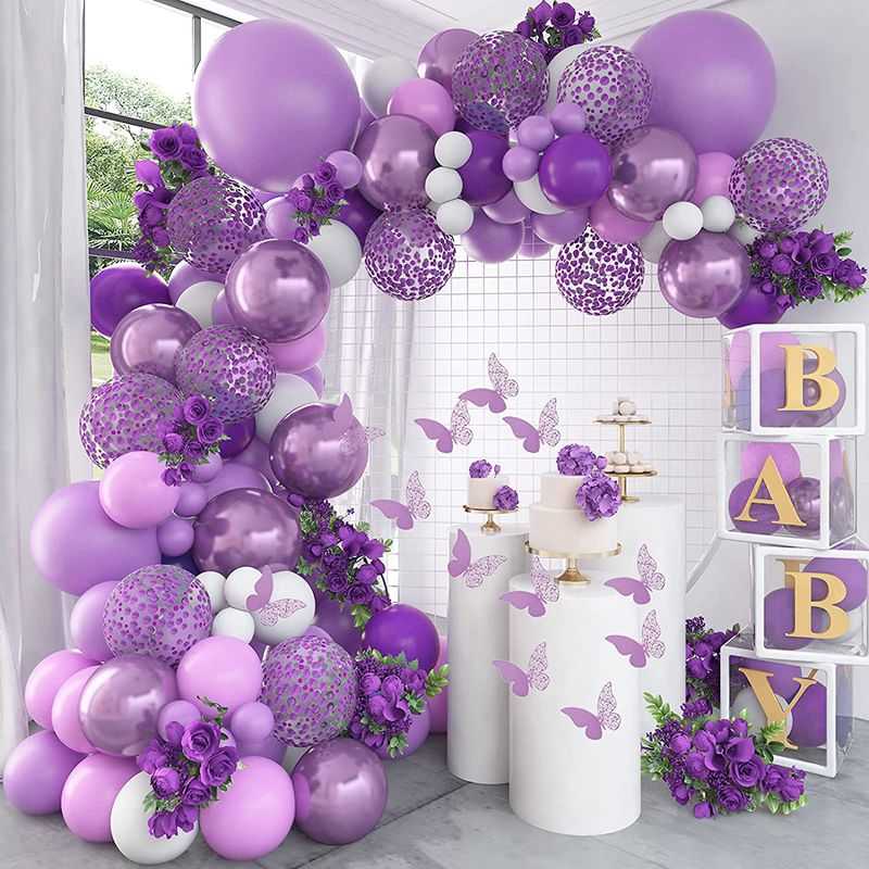 Décoration anniversaire Kit Butterfly Stickers