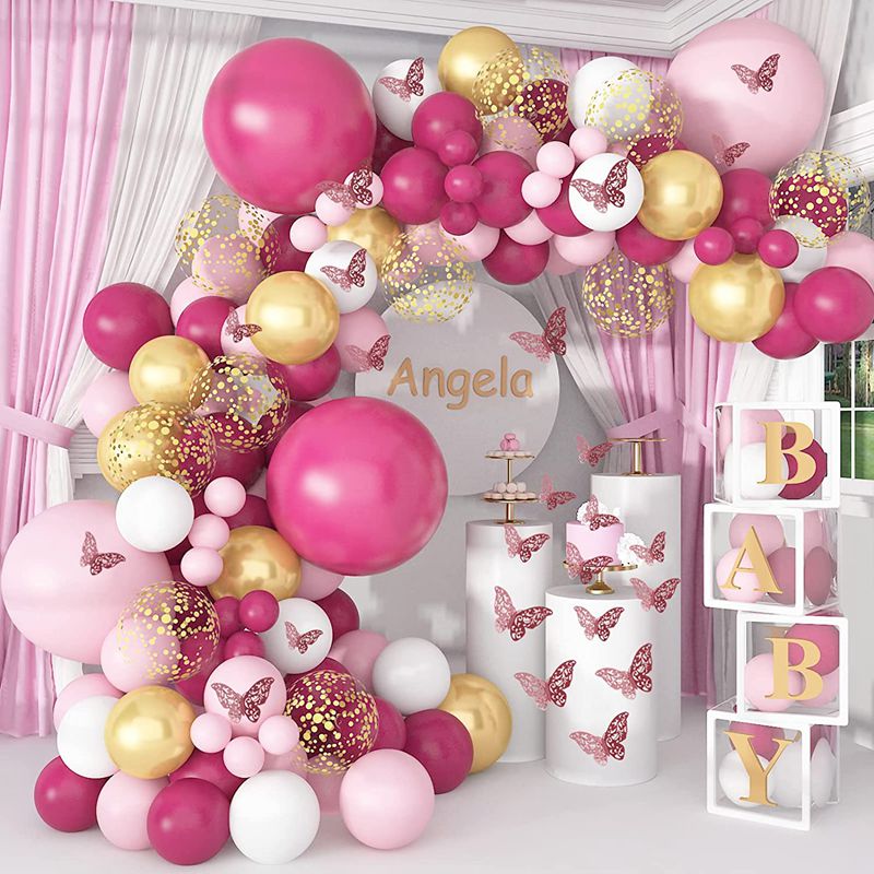 Décoration anniversaire Kit Butterfly Stickers