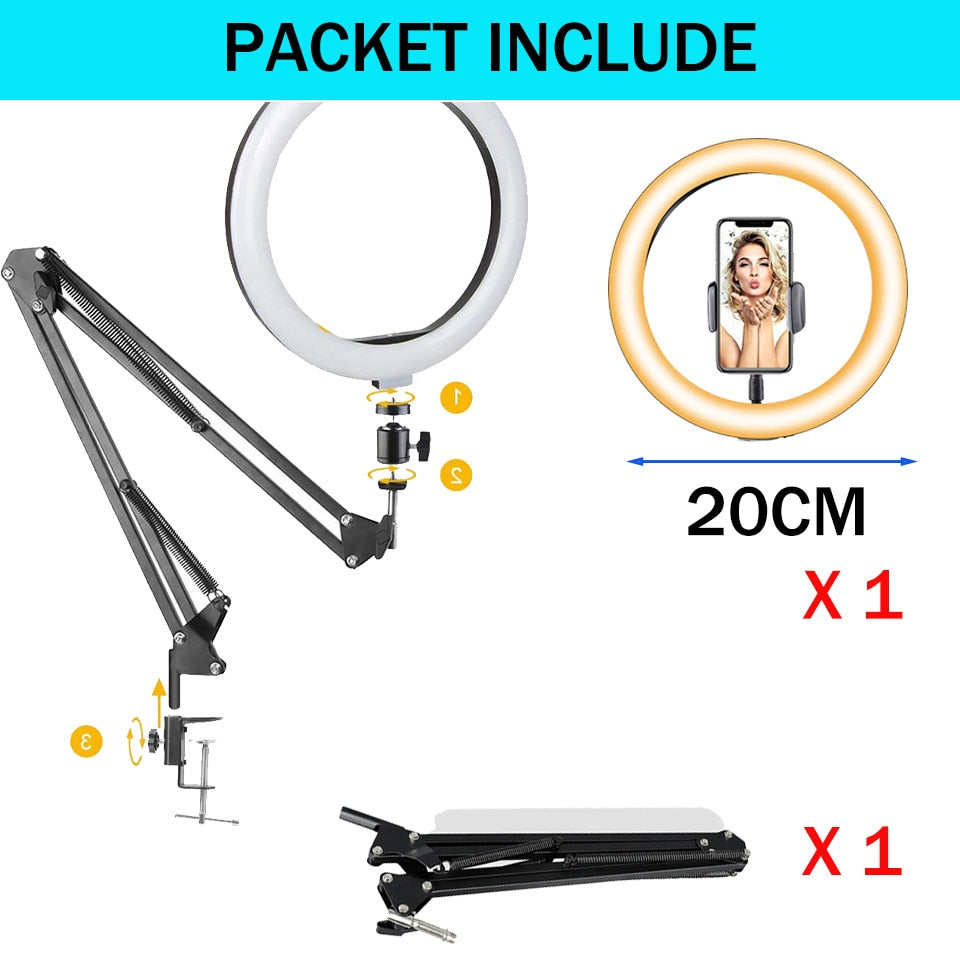 table ring light