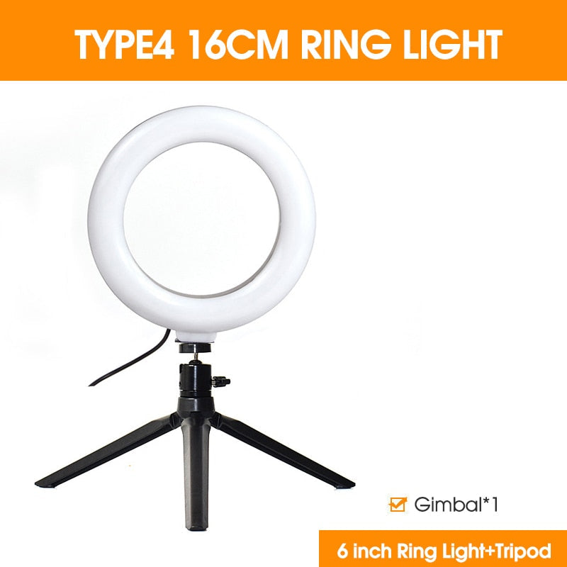 trepied ring light